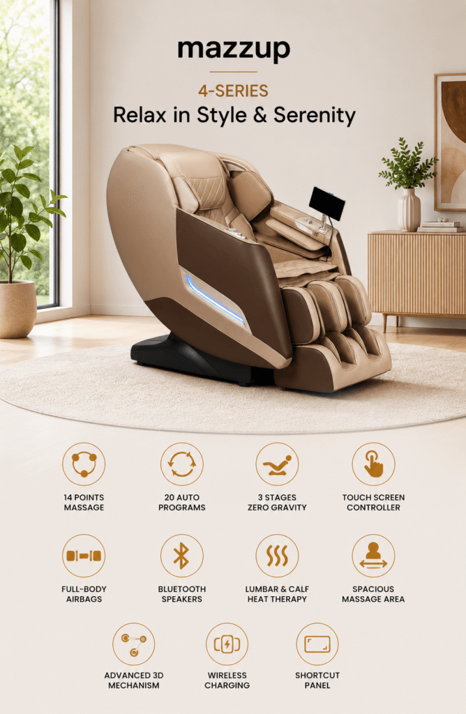 Mazzup Full Body Air Compression Massage Chair