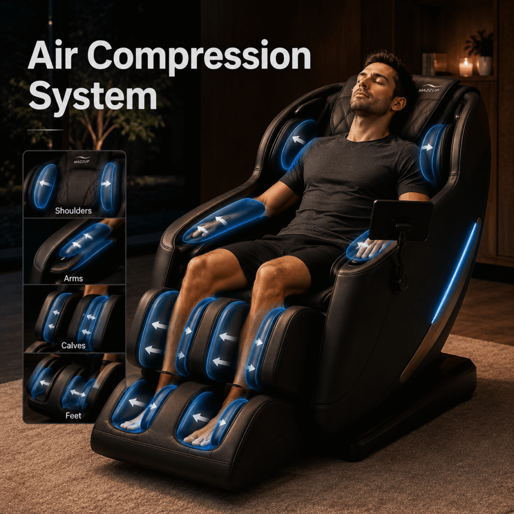 Mazzup Massage Chair - Air Compression System