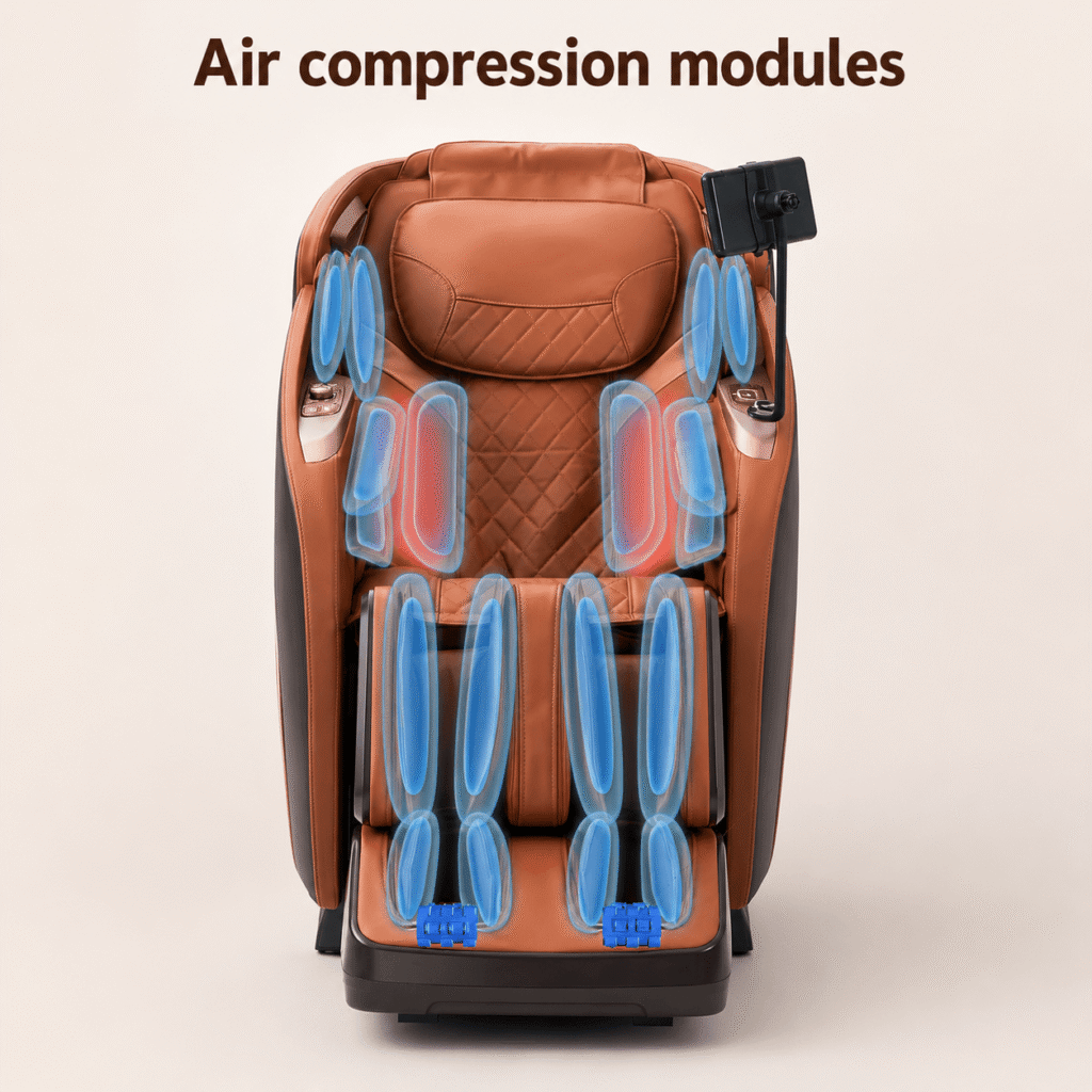 Mazzup Massage Chair - Air compression modules