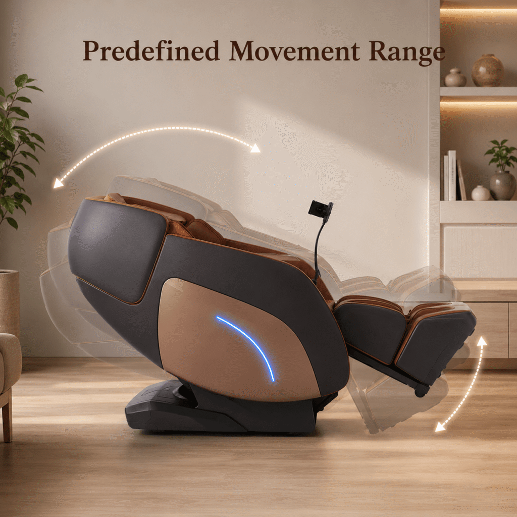 Mazzup Massage Chair - Predefined Movement Range