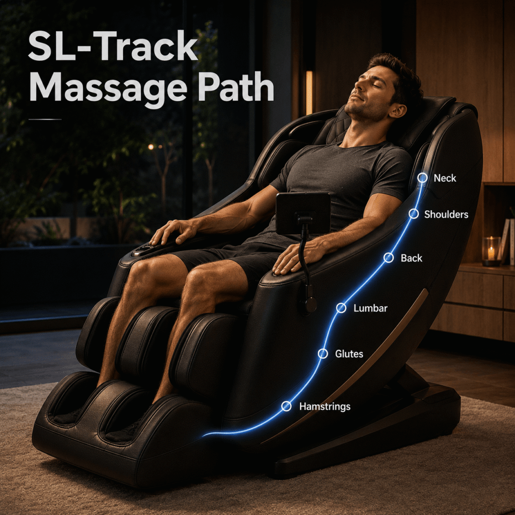 Mazzup Massage Chair - SL-Track Massage Path