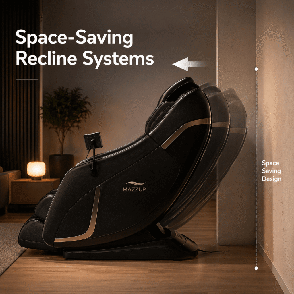 Mazzup Massage Chair - Space-Saving Recline Systems