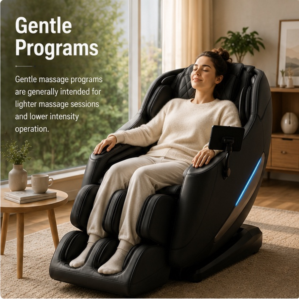 Mazzup Massage Chair - Gentle Programs